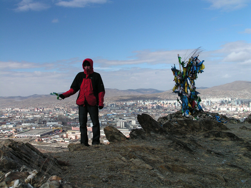 On the hill above Ulaanbaatar