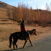 Horse riding in Terejl NP 09