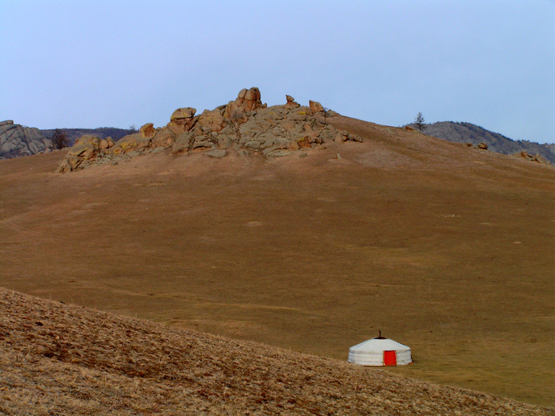 A lonesome ger in Terejl NP (Mongolia)