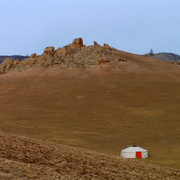 A lonesome ger in Terejl NP (Mongolia)