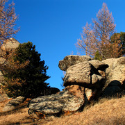 Mongolia - a "dog rock" in Tsetserleg NP