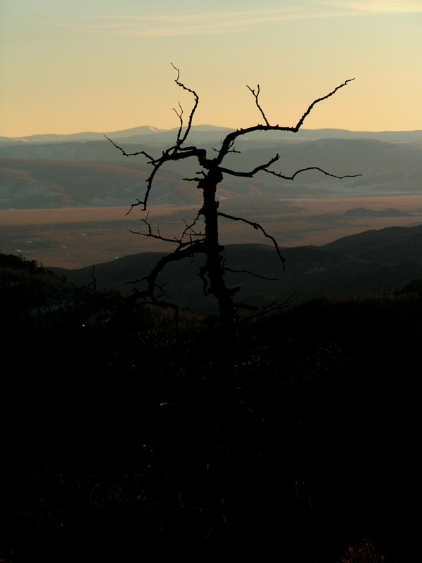 Mongolia - a sunset in Tsetserleg NP 02