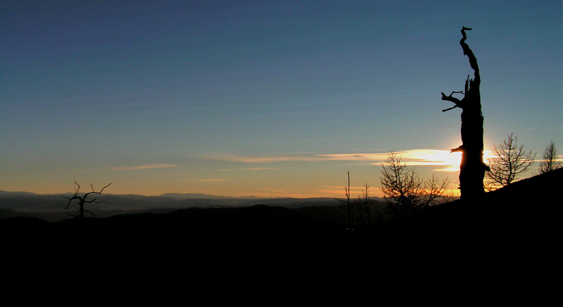 Mongolia - a sunset in Tsetserleg NP 03