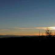 Mongolia - a sunset in Tsetserleg NP 03