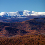 Mongolia - over looking Khangai Mountains 01