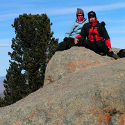Mongolia - Paula and Brano in Tsetseleg NP