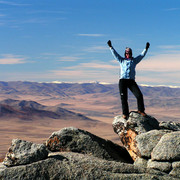 Mongolia - Paula in Tsetserleg NP 02