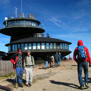 Czechia - Krkonoše - Polish Chalet at the top of Sněžka Mountain