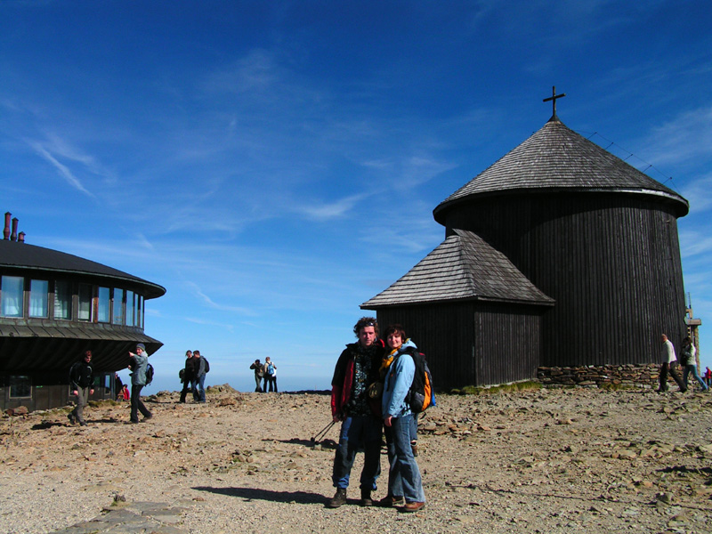 Czechia - Krkonoše - St. Vavřinec chapel at Sněžka Mountain