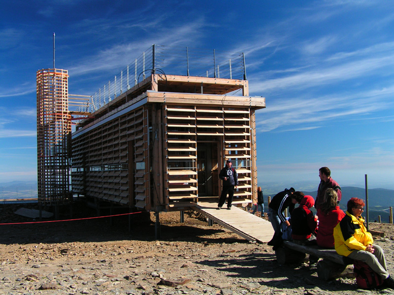 Czechia - Krkonoše - The Anežka post office on Mt. Sněžka