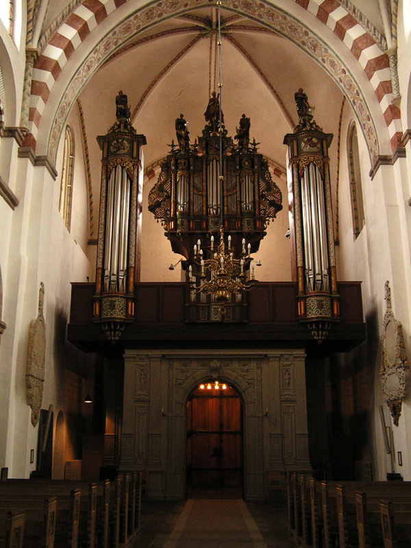 Denmark - inside a church in Ribe