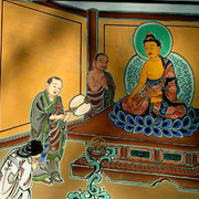 Spiritual temple paintings