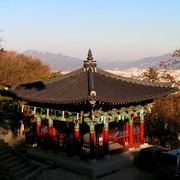 Over looking Seoul from Bukhansan N.P.