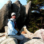 Paula in Bukhansan National Park