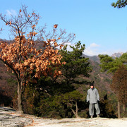 Walking meditation in Bukhansan National Park