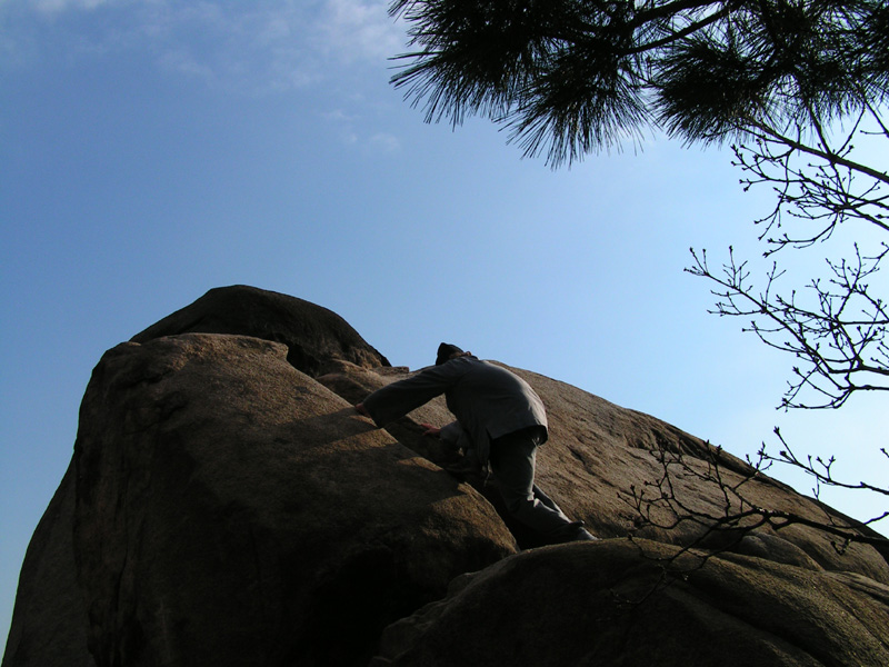A bit of climbing in Bukhansan
