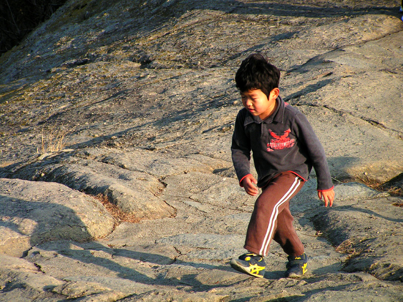 A Korean boy in Mokpo