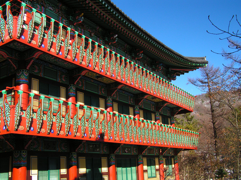 South Korea - Mu Sang Sa Temple dormitory