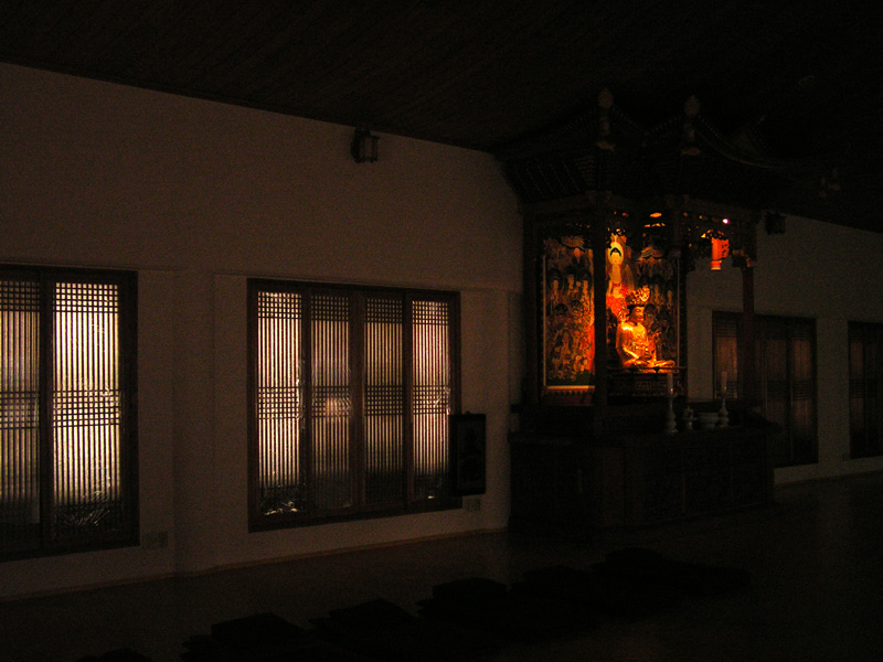 South Korea - a Buddha Hall in Mu Sang Sa Temple