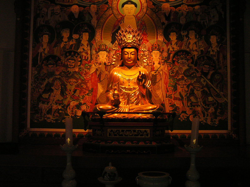 South Korea - Budha in Meditation Hall