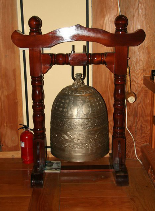 South Korea - a bell in Mu Sang Sa Temple