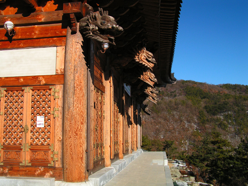 South Korea - a Chanting Hall in Mu Sang Sa