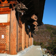 South Korea - a Chanting Hall in Mu Sang Sa