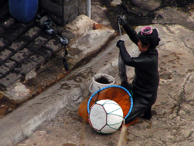 South Korea - a woman diver 01