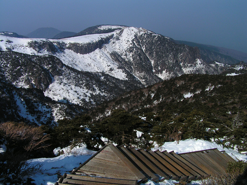 South Korea - Jeju Do Island - the top of Mt. Hallasan