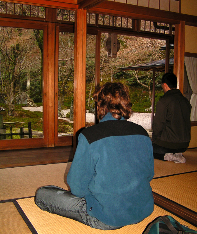 Japan - Fukuoka - meditation in a Zen temple 02