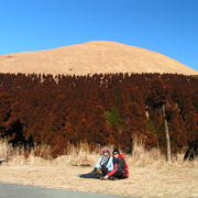 Japan - Paula and Brano trekking around Mt. Aso