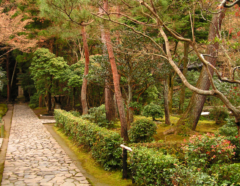 Japan - Kyoto - in the garden of Ginkakuji 11