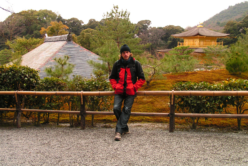 Japan - Kyoto - Brano in front of Kinkakuji Temple