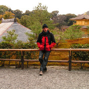 Japan - Kyoto - Brano in front of Kinkakuji Temple