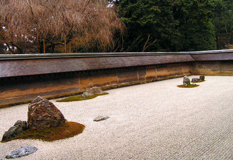 Japan - Kyoto - Ryoanji's Zen rock garden