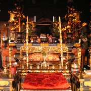 Japan - Kyoto - an altar in the Ryōanji temple
