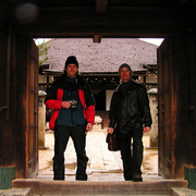 Japan - Kyoto - Martin and Brano in Nanzenji