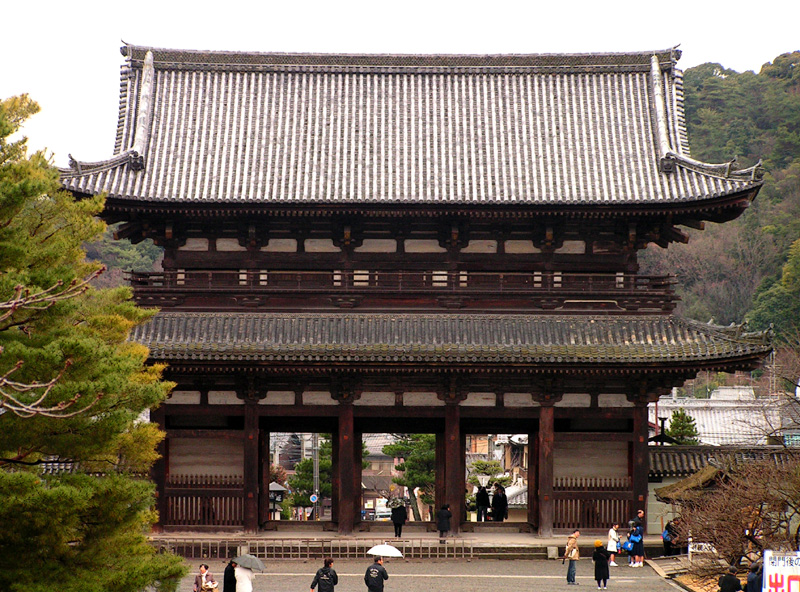 Japan - Kyoto - Sanmon (triple) Gate in Nanzenji Temple