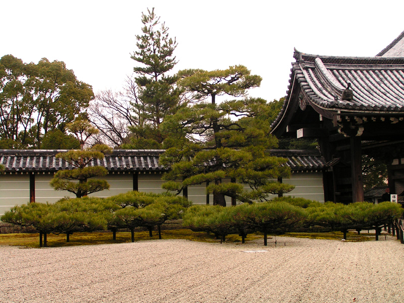 Japan - Kyoto - a Zen rock garden in Nanzenji
