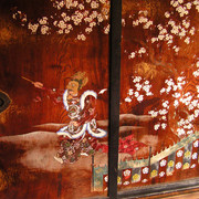 Japan - Kyoto - painted panel doors in Nanzenji