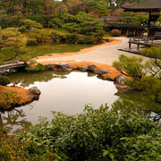 Japan - Kyoto - a garden pond in Nanzenji Temple