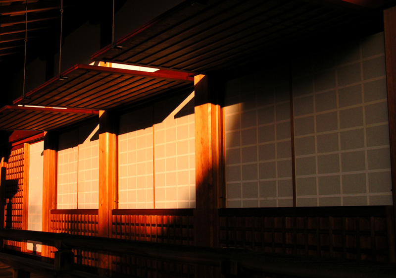 Japan - paper windows in Kyoto