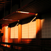 Japan - paper windows in Kyoto