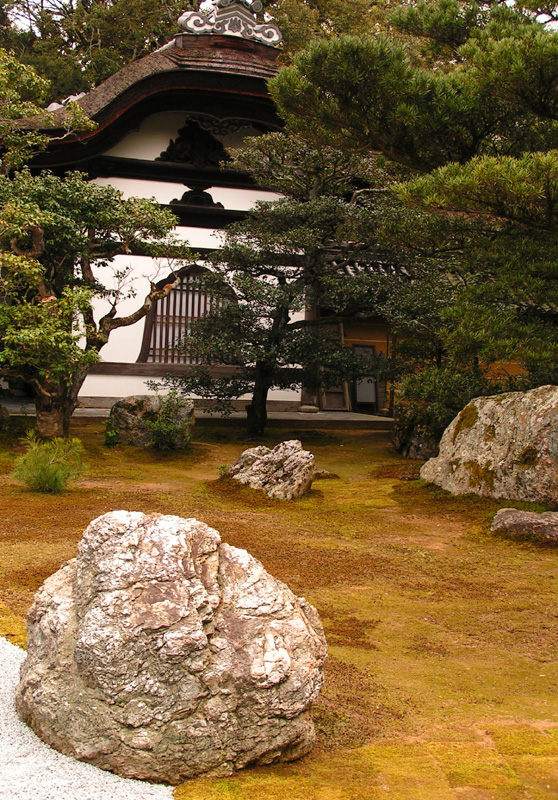 Japan - Kyoto - a hall in Kinkakuji complex