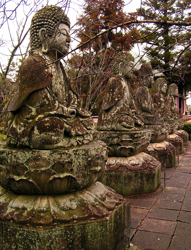 Japan - Kyoto - a Buddha statue in the Ryōanji