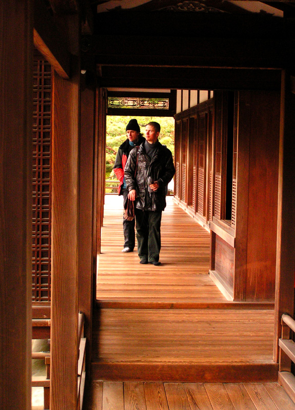 Japan - Kyoto - Brano and Martin inside Nanzenji complex