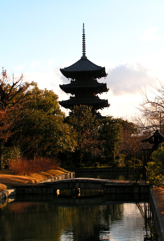 Japan - a five-story pagoda Toji in Kyoto