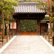 Japan - a temple gate in Kyoto