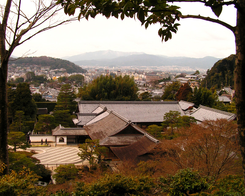 Japan - Kyoto - views from Ginkakuji