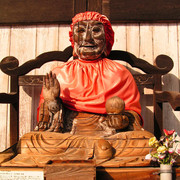 Japan - Nara - Pindola statue at Todaiji